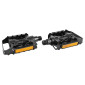 FLAT PEDAL FOR MTB- -RESIN-NEWTON -BLACK- -ALUMINIUM BODY -BLACK- 9/16" (PAIR ON CARD) 3700948072301