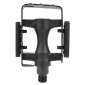 FLAT PEDAL FOR MTB- -RESIN-NEWTON -BLACK- -ALUMINIUM BODY -BLACK- 9/16" (PAIR ON CARD) 3700948072301