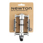 PEDALE CITY RETRO NEWTON 365 ACIER CHROME (PAIRE) 3700948072202