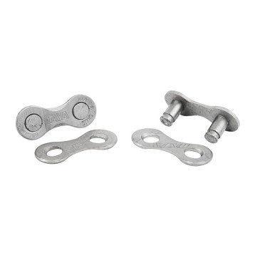 CONNECTEUR DE CHAINE VELO 7/8V. NEWTON ANTI-ROUILLE COMPATIBLE SHIMANO/SRAM (ATTACHE RAPIDE) (BLISTER DE 2 PIECES) 3700948070383