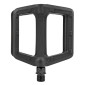 FLAT PEDAL FOR BMX- -RESIN-NEWTON BLACK 9/16" - 111x105x25mm (PAIR) 3700948072134