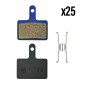 DISC BRAKE PADS- FOR MTB- NEWTON BOX (25 PAIRS) FOR SHIMANO DEORE M515/M525/M475/M495/M486 (SEMI-METALLIC) 3700948072356