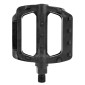 FLAT PEDAL FOR BMX- NEWTON -RESIN-BLACK 1/2" ON BEARINGS (PAIR ON CARD) 3700948072103