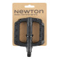FLAT PEDAL FOR BMX- NEWTON -RESIN-BLACK 1/2" ON BEARINGS (PAIR ON CARD) 3700948072103