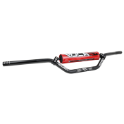 GUIDON 50 A BOITE VOCA CROSS ALU T6 DIAM 22,2mm L805mm H94mm NOIR AVEC MOUSSE ROUGE 3700948184455