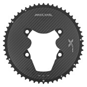 PLATEAU ROUTE 4BRA D.110 POUR SHIMANO ULTEGRA R8100 MICHE 54DTS EXTERIEUR NOIR 12V. ALU, CARBONE 3K (poids 127 g) -X2 RD R81- 8054757045540