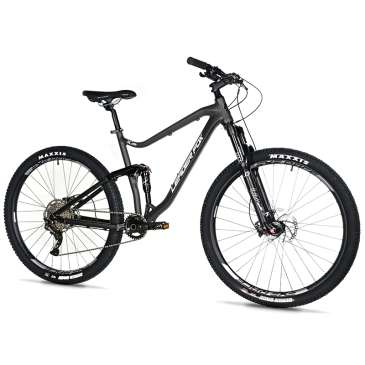 VELO MUSCULAIRE VTT 29 LEADER FOX TRION 2025 TOUT SUSPENDU NOIR MAT 10V CADRE 21,5 POUCES (H55cm - XL - POUR ADULTE DE 185cm à plus) 8592826105783