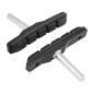 BRAKE PADS FOR MTB- SMOOTH STUD ASSYMETRIC- MARWI 70mm BLACK (1 PAIR) 8590966500048