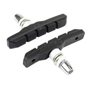 BRAKE PADS FOR MTB- THREADED STUD ASSYMETRIC- MARWI 72mm BLACK (1 PAIR) 8590966400010