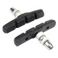 BRAKE PADS FOR MTB- THREADED STUD SYMETRIC- MARWI 70mm BLACK (1 PAIR) 8590966420018