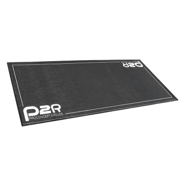 TAPIS DE SOL ENVIRONNEMENTAL P2R DESIGN HORIZONTAL NOIR/BLANC 200x102 cm (CERTIFIE BSCI) 3667385004824