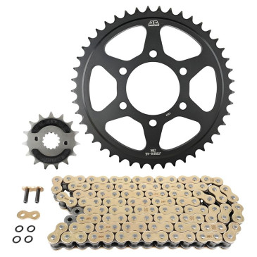 KIT CHAINE ADAPTABLE SUZUKI 1200 GSF S BANDIT 1996>2005 530 15x45 (DIAM COURONNE 76/100/10.5) (DEMULTIPLICATION ORIGINE) -JT SPROCKETS/DID- 3667385005630