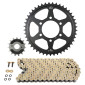 KIT CHAINE ADAPTABLE SUZUKI 1200 GSF S BANDIT 1996>2005 530 15x45 (DIAM COURONNE 76/100/10.5) (DEMULTIPLICATION ORIGINE) -JT SPROCKETS/DID- 3667385005630