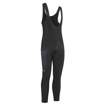CUISSARD / COLLANT LONG GIST BIB-TIGHS ZERO A BRETELLES POUR TEMPERATURE 0° NOIR ZIP AUX CHEVILLES M -5653 8013271378718