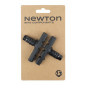 BRAKE PADS FOR BMX- NEWTON BLACK 60MM ASSYMETRIC (1 PAIR) 3700948084274