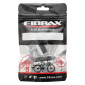 BRAKE PADS FOR URBAN BIKE- SYMETRIC FIBRAX -WET CONDITIONS FOR STEEL RIM 40mm (1 PAIR ON CARD) 5027373300419