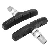 BRAKE PADS FOR MTB - THREADED STUD ASSYMETRIC- SUNRACE 70mm BLACK (PAIR) 4710944230543