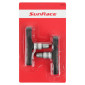 BRAKE PADS FOR MTB - THREADED STUD ASSYMETRIC- SUNRACE 70mm BLACK (PAIR) 4710944230543