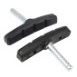 BRAKE PADS FOR MTB- SMOOTH STUD SYMETRIC- SUNRACE 70mm BLACK (1 PAIR) 4710944230567