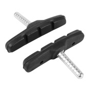 BRAKE PADS FOR MTB - SMOOTH STUD SYMETRIC-FIBRAX 70mm BLACK (PAIR ON CARD) 5027373108039