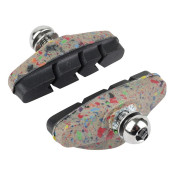 PORTE PATIN FREIN ROUTE MOULE NEWTON TYPE SHIMANO SORA / 105 ANCIEN MODELE EN MATIERE RECYCLEE (1 PAIRE SUR CARTE) 3700948288689