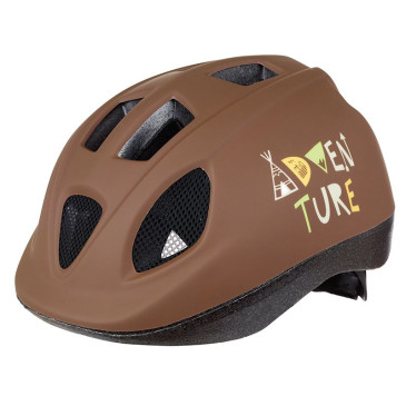 CASQUE VELO ENFANT POLISPORT ADVENTURE MARRON TAILLE 48-52cm AVEC MOLETTE (VENDU SUR CARTE) 5604415139499