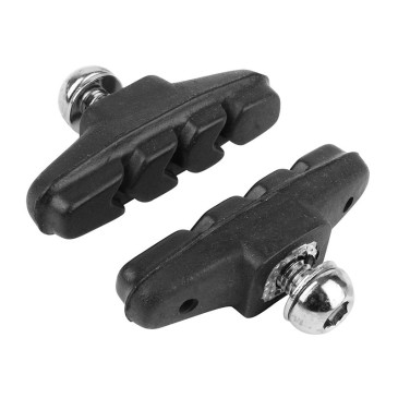 BRAKE PADS FOR ROAD BIKE/FIXIE NEWTON THREADED STUD - BLACK (1 PAIR) 3700948073827