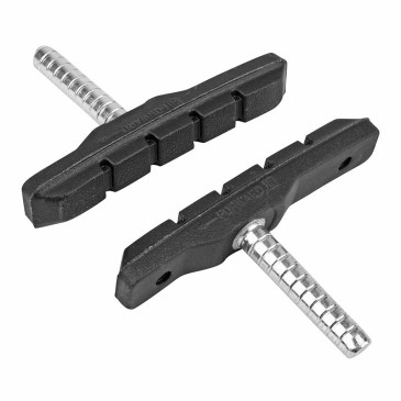 BRAKE PADS FOR MTB- SMOOTH STUD ASSYMETRIC- NEWTON 72mm BLACK (2 PAIRS) 3700948073858