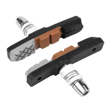 PORTE PATIN FREIN VTT A VIS DEPORTE NEWTON 72mm ORANGE/GRIS/NOIR TYPE SHIMANO (2 PAIRES) 3700948073902