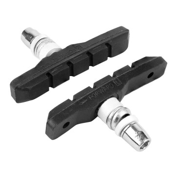 BRAKE PADS FOR MTB- THREADED STUD ASSYMETRIC- NEWTON 72mm BLACK (1 PAIR) 3700948073889