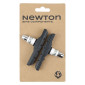BRAKE PADS FOR MTB- THREADED STUD ASSYMETRIC- NEWTON 72mm BLACK (1 PAIR) 3700948073889