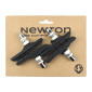 BRAKE PADS FOR MTB- THREADED STUD ASSYMETRIC- NEWTON 72mm BLACK (2 PAIRS) 3700948045299