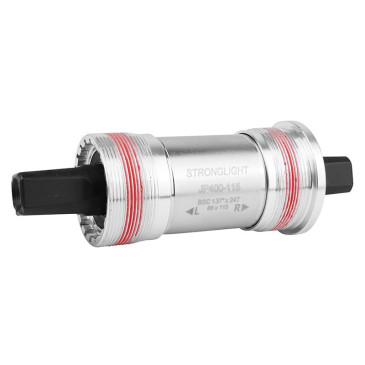 BOTTOM BRACKET - SQUARE TAPERED - STRONGLIGHT JP400 -FULL ALUMINIUM- 115mm (Width 68) BSC THREAD 1,37x24 1,37x24 3700223702640