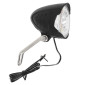 ECLAIRAGE VELO A DYNAMO AVANT SUR FOURCHE P2R CITY LED 30 LUX ON/OFF (80mm) NOIR 3667385011037