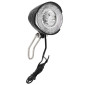 ECLAIRAGE VELO A DYNAMO AVANT SUR FOURCHE P2R CITY LED 30 LUX ON/OFF (80mm) NOIR 3667385011037