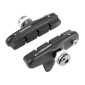 BRAKE PADS FOR ROAD BIKE- "CARTRIDGE" NEWTON SHIMANO TYPE -ALUMINIUM- BLACK 55mm (1 PAIR) 3700948073766