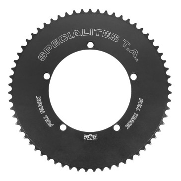 PLATEAU PISTE 5BRA D.144 TA FULL TRACK 63DTS NOIR ALU 7075 POUR CHAINE 3.17mm (1"1/8) 3662458017855