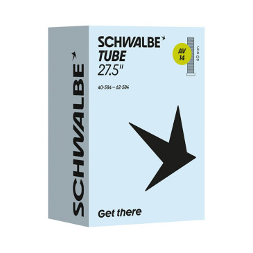 CHAMBRE A AIR VELO 27.5 x 1.50-2.35 SCHWALBE VALVE STANDARD TOUT ALU (AV21) 4026495929660