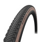 PNEU GRAVEL 700 X 42 MICHELIN POWER GRAVEL NOIR FLANC BEIGE TUBELESS READY TS (42-622) 3528700018943