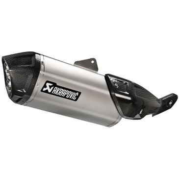 SILENCIEUX MOTO AKRAPOVIC SLIP ON LINE POUR SUZUKI 800 V-STROM 2022> TITANE