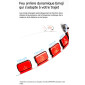 ECLAIRAGE VELO USB ARRIERE LED iGPSPORT ET6 - CONNEXION DIRECTE AU (VISIBLE A KM) AUTONOMIE HEURES AVEC CAPTEUR DE FREINAGE 6970817352729