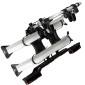 PORTE VELO PLATEFORME PERUZZO ATLANTIS POUR 2 VELOS INCLINABLE (MAXI 60Kgs) PRISE 13 BROCHES - COMPATIBLE VAE / FAT BIKE (ENTRAXE EXTRA LA GE 135cm) 8015058007149