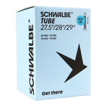 CHAMBRE A AIR VELO 27,5/28/29 x 2.10-3.00 SCHWALBE CLIK VALVE 40mm (44-75x584/635) (SCV19L) 4026495961622