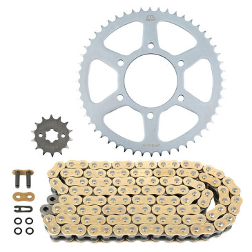 KIT CHAINE ADAPTABLE YAMAHA 125 MT 2022>2023, MT-125 ABS 2020>2021, XSR 125 2021> 428 14x52 (DIAM COURONNE 76/100/8.5) (DEMULTIPLICATION ORIGINE) -JT SPROCKETS/DID- 3667385005883