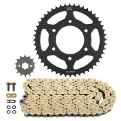 KIT CHAINE ADAPTABLE YAMAHA 125 YZF-R125 2008>2016, YZF-R125 ABS 2015>2018 428 14x48 (DIAM COURONNE 76/100/8.5) (DEMULTIPLICATION ORIGINE) -JT SPROCKETS/DID- 3667385005937