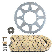 KIT CHAINE ADAPTABLE BETA 125 RR LC 2010>2020, RR ENDURO 2011>2020 428 14x63 (DIAM COURONNE 100/120/8.5/16) (DEMULTIPLICATION ORIGINE) -JT SPROCKETS/DID- 3667385005944