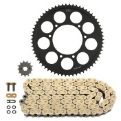 KIT CHAINE ADAPTABLE APRILIA 125 SX IE 2018> 428 13x62 (DIAM COURONNE 105/125/8.5) (DEMULTIPLICATION ORIGINE) -JT SPROCKETS/DID- 3667385005951