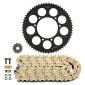 KIT CHAINE ADAPTABLE APRILIA 125 SX IE 2018> 428 13x62 (DIAM COURONNE 105/125/8.5) (DEMULTIPLICATION ORIGINE) -JT SPROCKETS/DID- 3667385005951