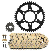 KIT CHAINE ADAPTABLE HONDA 125 CB R 2018>2020 428 15x47 (DIAM COURONNE 68/90/10.5) (DEMULTIPLICATION ORIGINE) -JT SPROCKETS/DID- 3667385005968