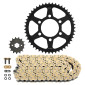 KIT CHAINE ADAPTABLE HONDA 125 CB R 2018>2020 428 15x47 (DIAM COURONNE 68/90/10.5) (DEMULTIPLICATION ORIGINE) -JT SPROCKETS/DID- 3667385005968